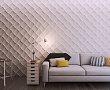 Панель 3D гипсовая Мягкий квадрат