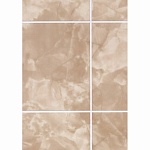 Панель ХДФ Малахит темно-бежевая