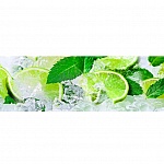 Фартук МДФ Лёд и лайм