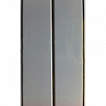 Двухсекционная панель с хромированной полосой Н1-6/1 Жемчужина-Золото