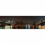 Фартук глянцевый МДФ Ночной город