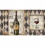 Фартук МДФ Белое вино с тиснением под кирпич