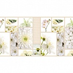 Фартук МДФ Белые цветы