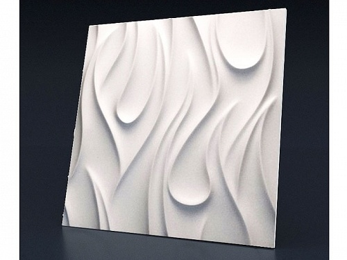 Панель 3D гипсовая Огонь