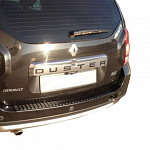 Защита заднего бампера рено дастер.