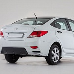 Бампер задний Hyundai Solaris (седан)