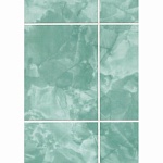 Панель ХДФ Малахит морская волна