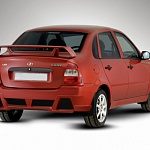 Бампер задний Kalina Anry