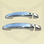 Накладки на ручки дверей ЧИП Audi A5 (2 шт)