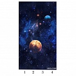 Потолочная панель ПВХ Панда Космос (рисунок 1)