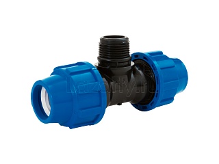 Тройники с наружной резьбой