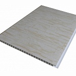 Панель ПВХ Дикий камень терракот