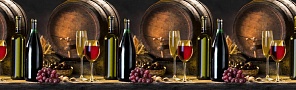 Фартук для кухни Вино