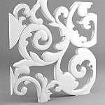 Панель 3D гипсовая Вензель
