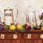 Фартук для кухни Альпийская лаванда /470