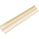 Плинтус для панелей ПВХ потолочный Слоновая кость 
