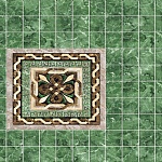 Влагостойкий 3Д пол Римские узоры