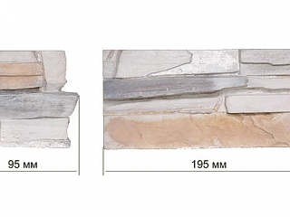 Декоративное окончание Ущелье 01-13 (95 мм)