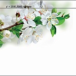 Потолочная панель ПВХ Novita Вишня