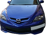 Клыки на передний бампер для Mazda 3 HB Sport