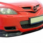Вставка на передний бампер Mazda 3 HB Sport