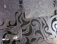 Плитка зеркальная треугольная серебряная Алладин