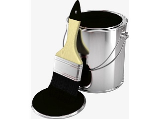 Дорожная краска чёрная