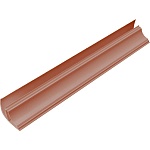Плинтус для панелей ПВХ потолочный Шоколад 