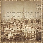 Защитное стекло Вид на Париж для кухни