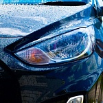 Реснички на фары Hyundai Solaris