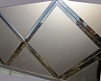 Плитка зеркальная треугольная бронзовая