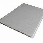 Панель ПВХ Дикий камень серый