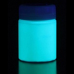 Краска люминесцентная для наружных работ голубая / голубая