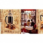 Фартук МДФ Рандеву с тиснением под кирпич