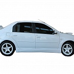 Пороги Power DM для Renault Logan 