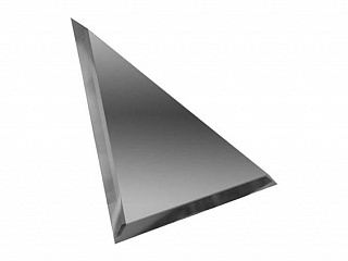 Плитка зеркальная треугольная графитовая