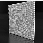 Панель 3D гипсовая Cobra new