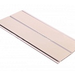 Двухсекционная панель ПВХ с хромированной полосой Н1-12 Лапис