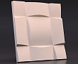Панель 3D гипсовая Квадрат выпуклый