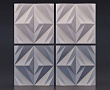 Панель 3D гипсовая Крупные ромбы
