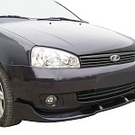 Накладка на передний бампер Лада Калина Кураж