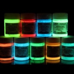 Светящиеся люминесцентные краски